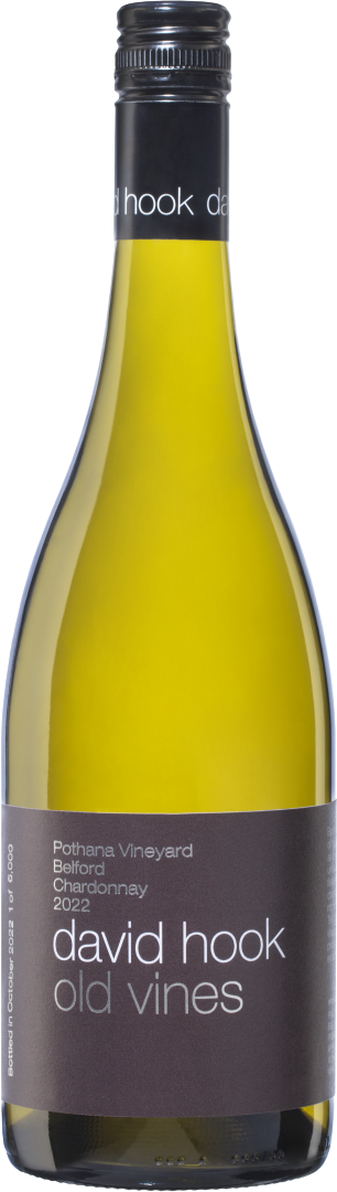David Hook Wines Old Vines Pothana Vineyard Belford Chardonnay 2022 Hunter Valley